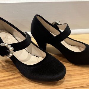 Elegant Black Mary Jane Heels